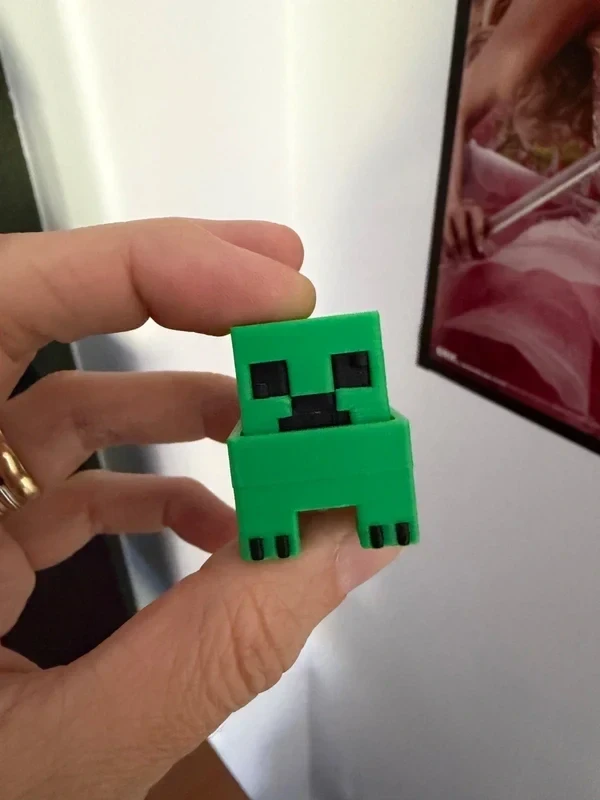 Brinquedo Fidget Minecraft chaveiro Creeper – photo 5